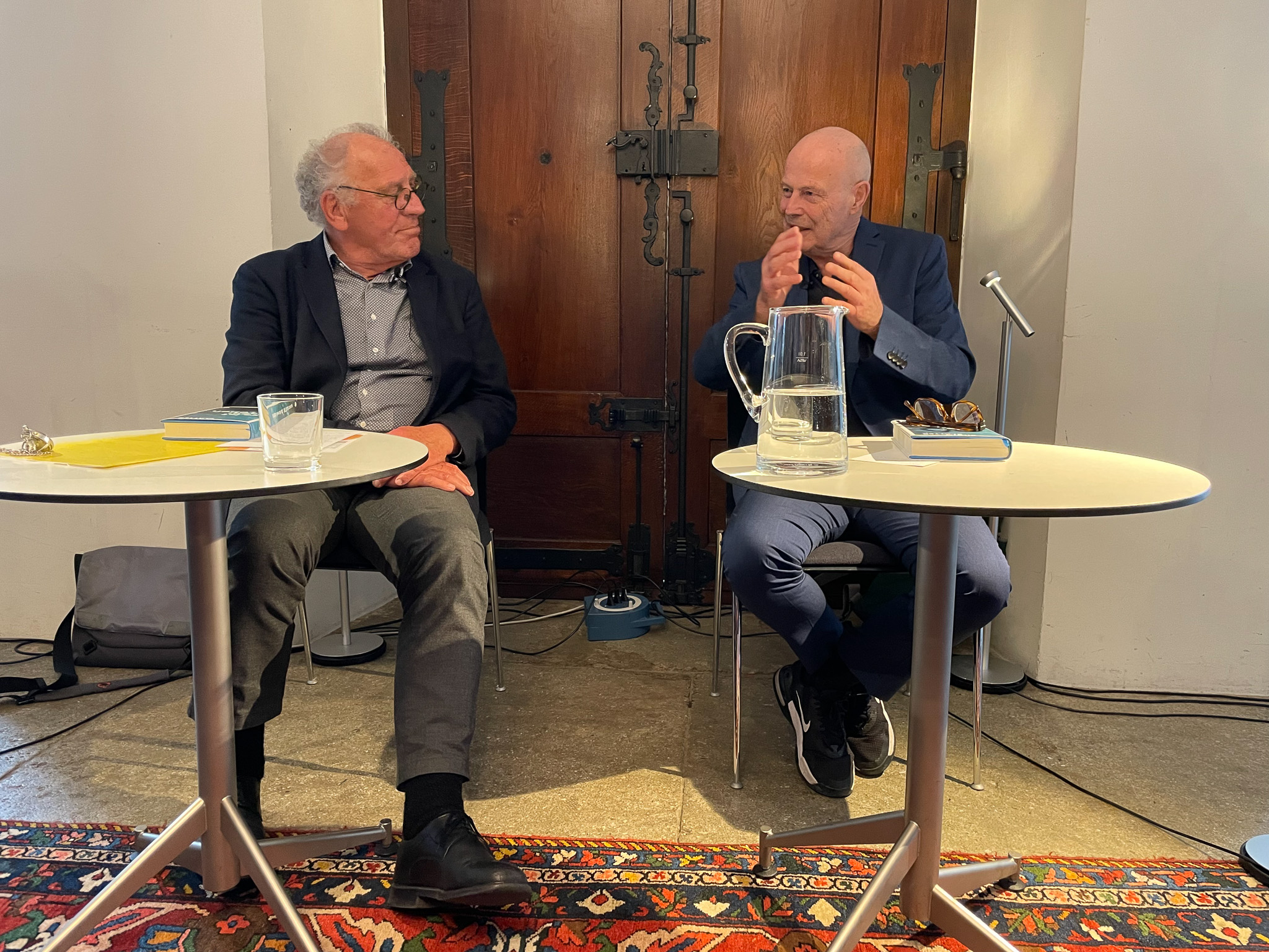 Silvio Blatter im Café Littéraire